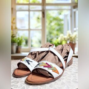 Spring Step Dynrahn Leather Women's Backstrap Sandals Size 9 EU 40